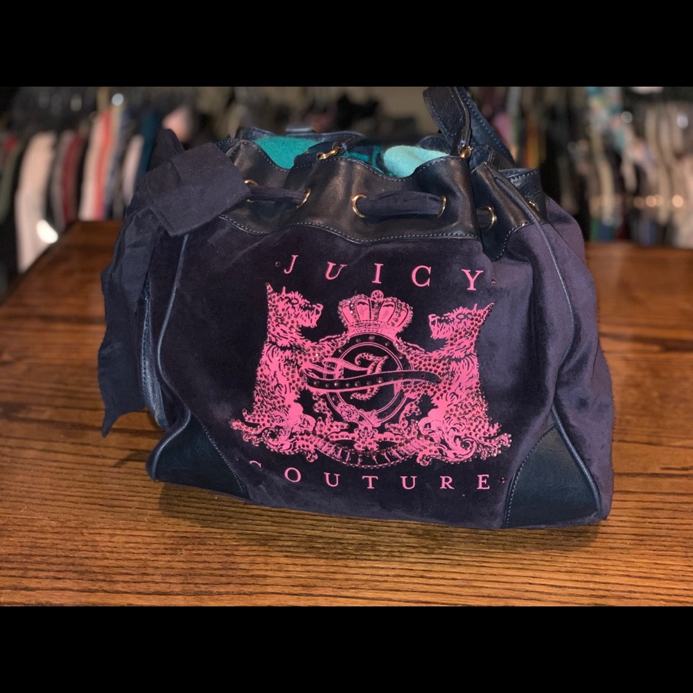 Juicy Couture velour daydreamer tote